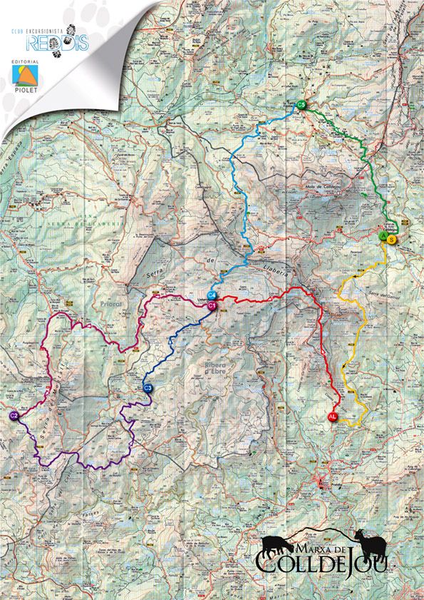 Mapa marxa Colldejou 2010